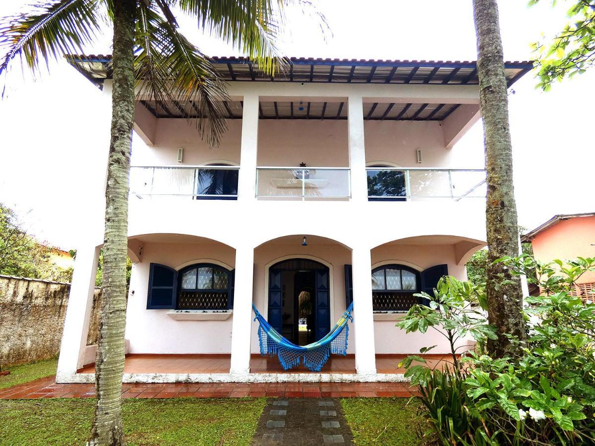 Casa C Churrasq E Wifi, Frente Ao Mar Bertioga Esterno foto