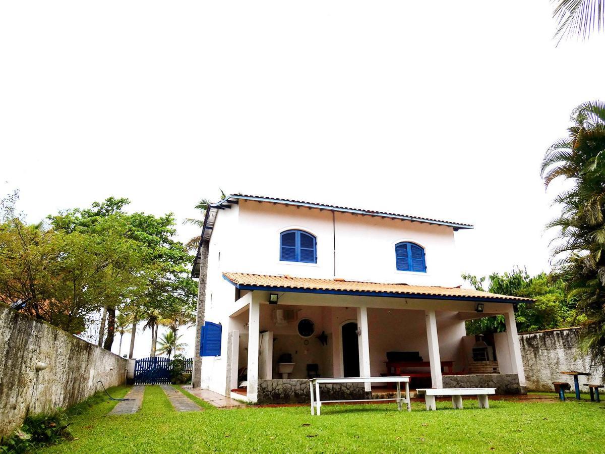 Casa C Churrasq E Wifi, Frente Ao Mar Bertioga Esterno foto